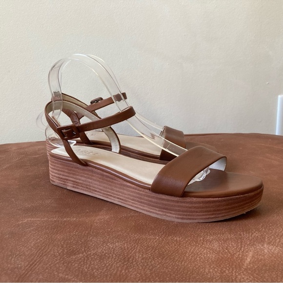 Able | Larissa Platform Leather Sandals - Picture 1 of 7